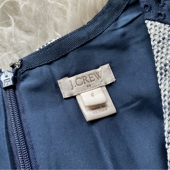 J. Crew Sheath Lace Tweed Dress - Picture 5 of 9